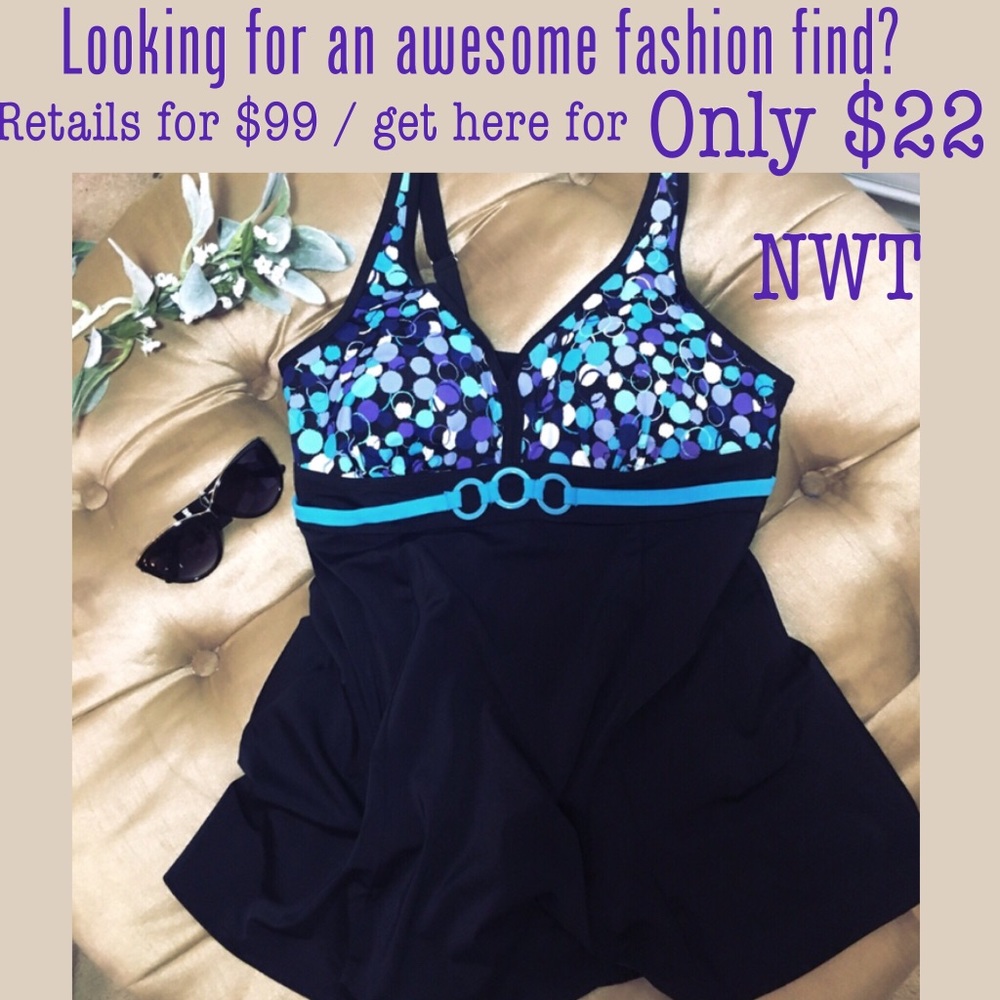 Swim 365 women's swim dress. Plus Sz. 16